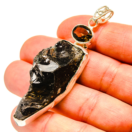 Smoky Quartz Pendants handcrafted by Ana Silver Co - PD751679