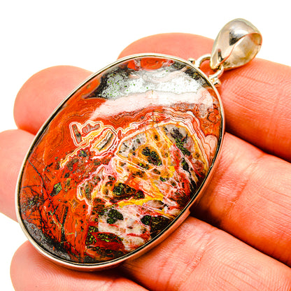 Moroccan Agate Pendants handcrafted by Ana Silver Co - PD751682