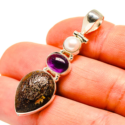 Dinosaur Bone Pendants handcrafted by Ana Silver Co - PD751689