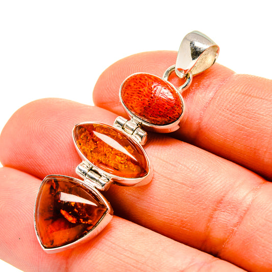 Baltic Amber Pendants handcrafted by Ana Silver Co - PD751699
