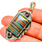 Rainbow Calsilica Pendants handcrafted by Ana Silver Co - PD7517