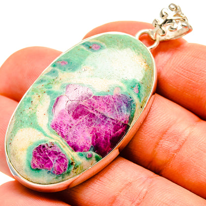 Ruby Fuchsite Pendants handcrafted by Ana Silver Co - PD751747