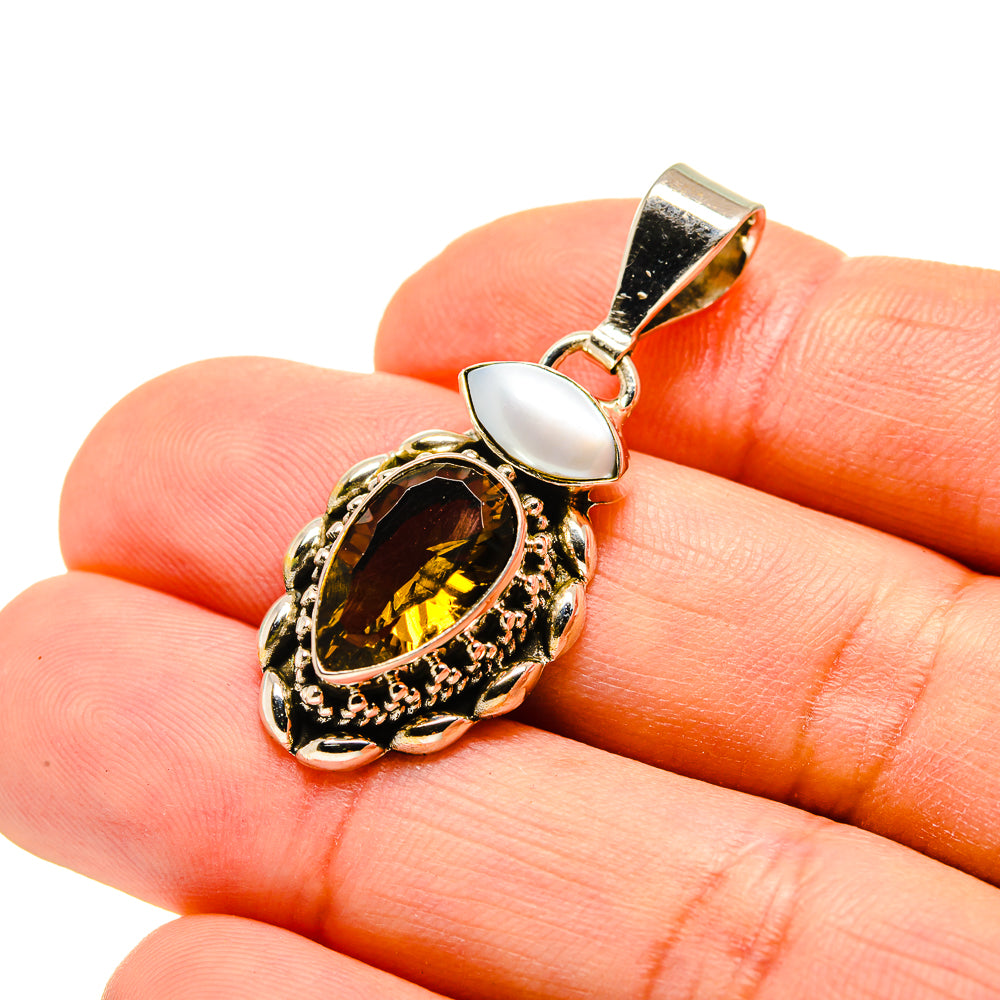 Citrine Pendants handcrafted by Ana Silver Co - PD751784