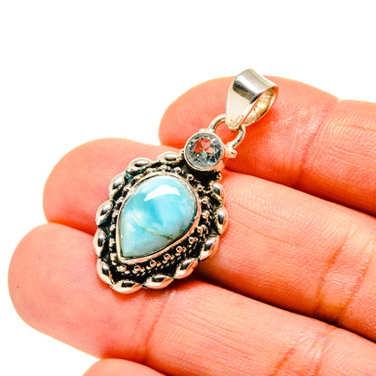 Larimar Pendants handcrafted by Ana Silver Co - PD751793