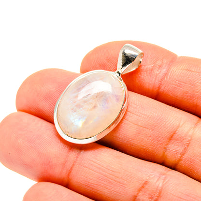 Rainbow Moonstone Pendants handcrafted by Ana Silver Co - PD751812