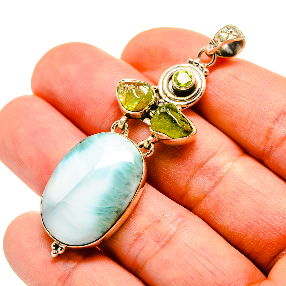 Larimar Pendants handcrafted by Ana Silver Co - PD751880