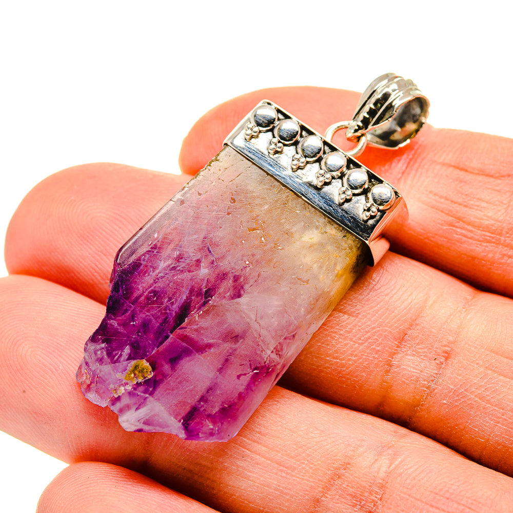 Amethyst Stalactite Pendants handcrafted by Ana Silver Co - PD751912