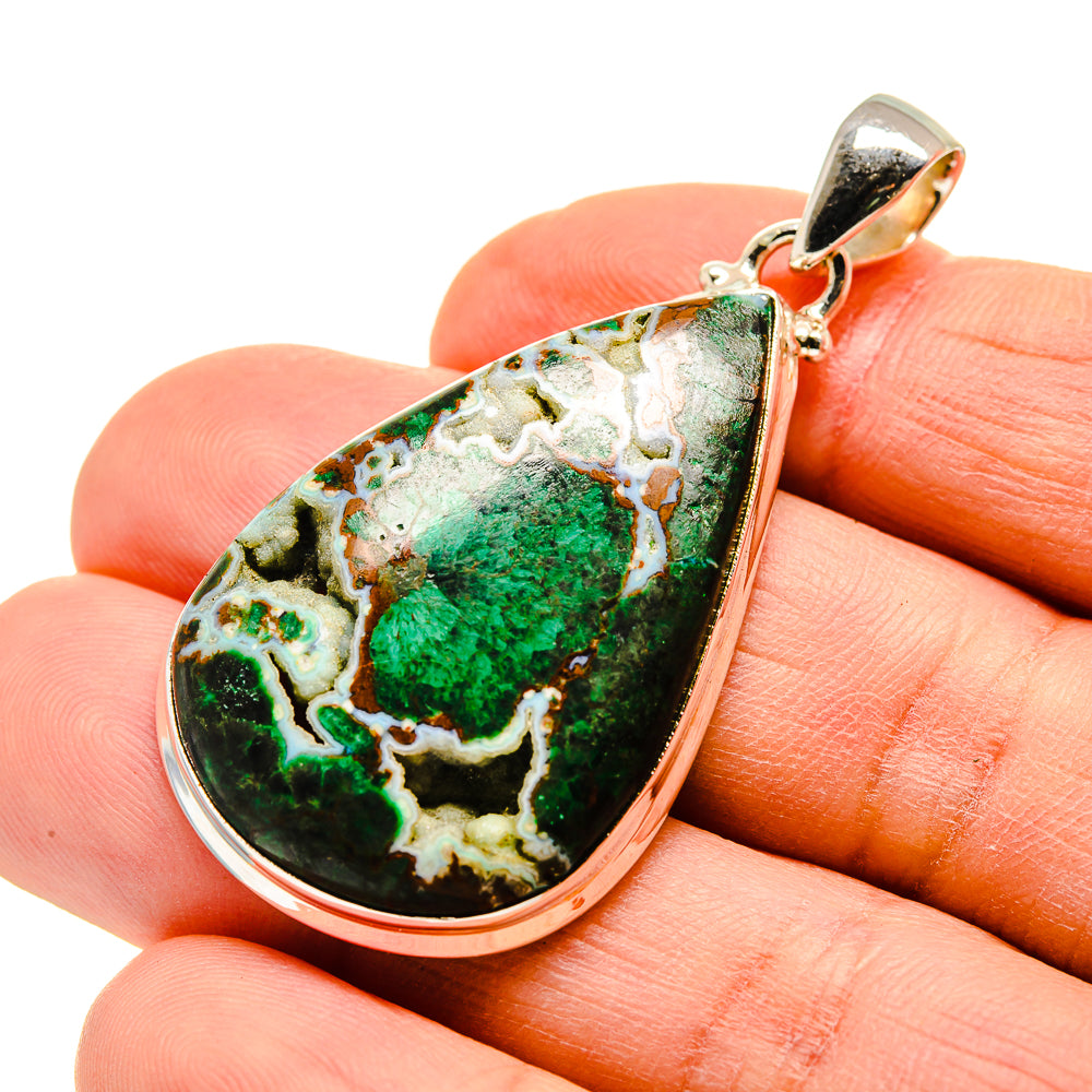 Chrysocolla Pendants handcrafted by Ana Silver Co - PD751923