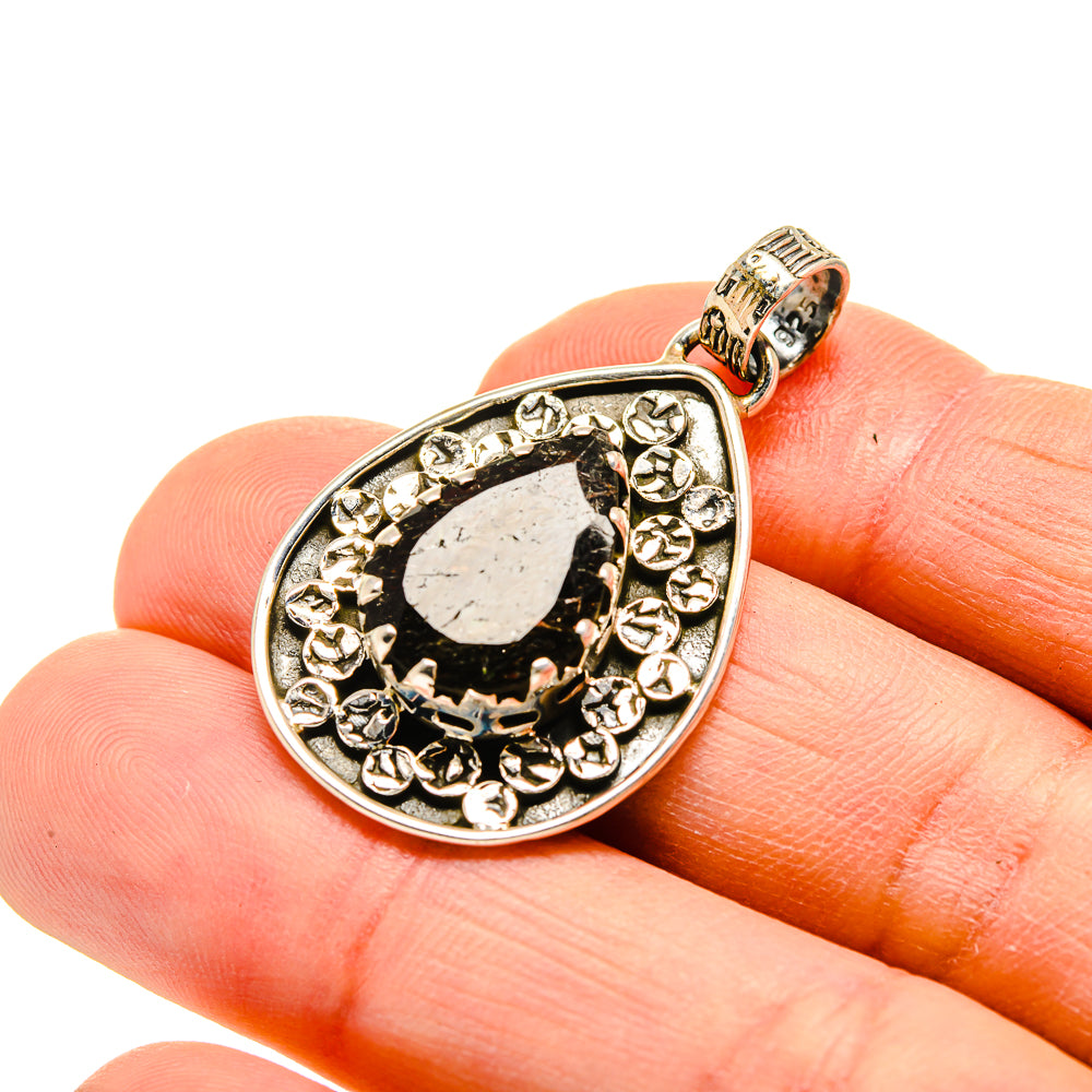 Tourmalinated Quartz Pendants handcrafted by Ana Silver Co - PD751954