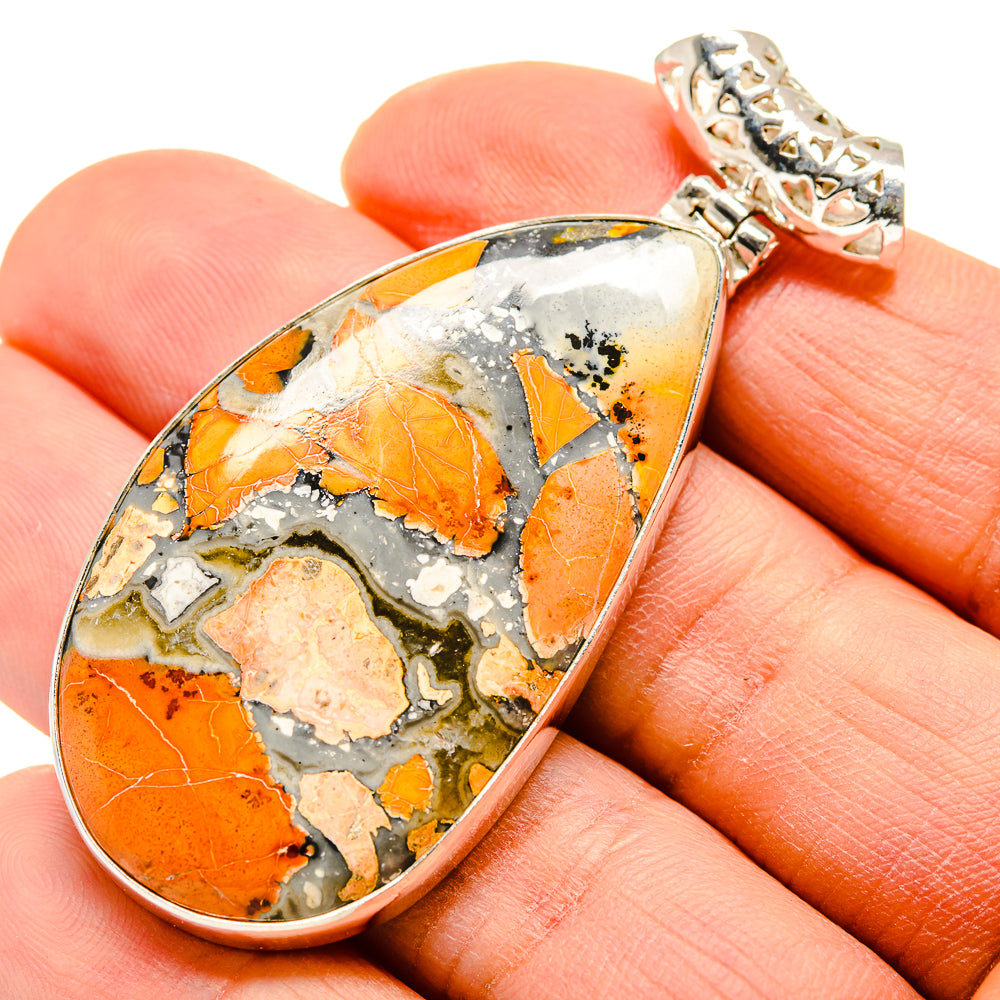 Brecciated Mookaite Pendants handcrafted by Ana Silver Co - PD751964