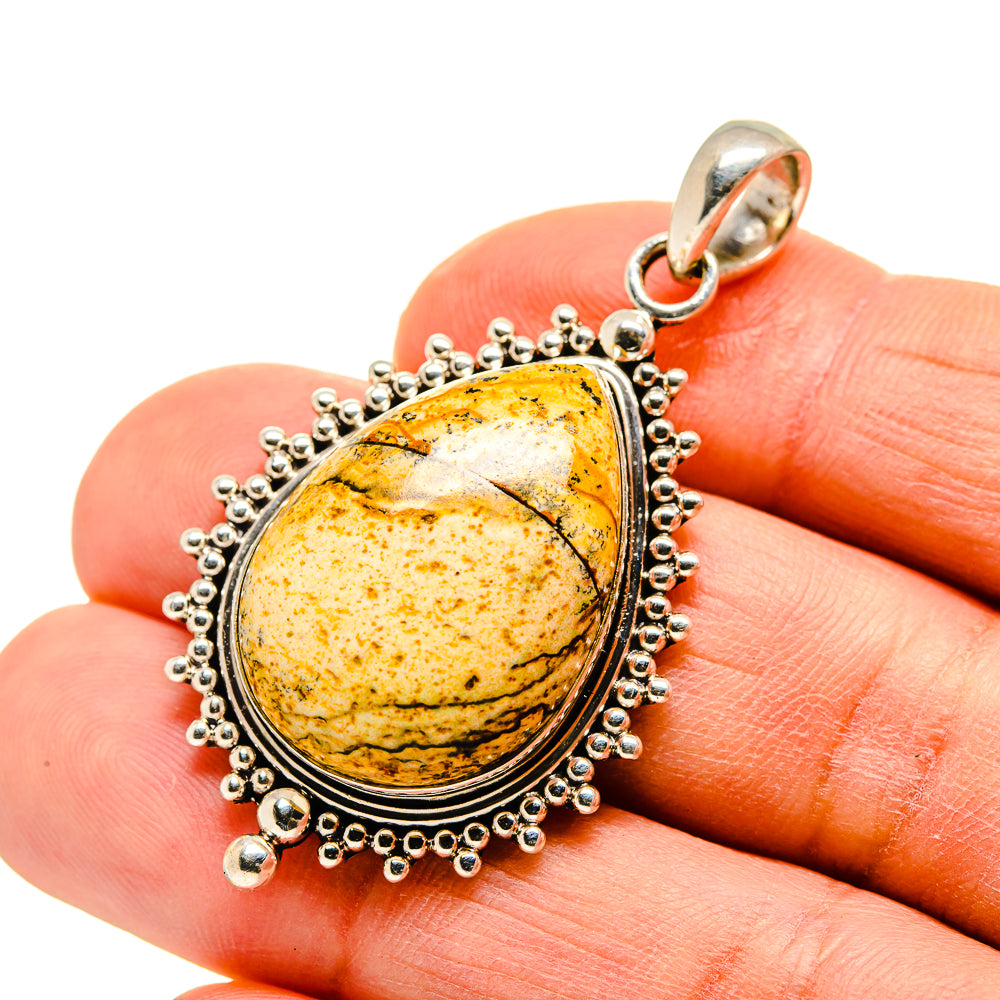 Picture Jasper Pendants handcrafted by Ana Silver Co - PD751986