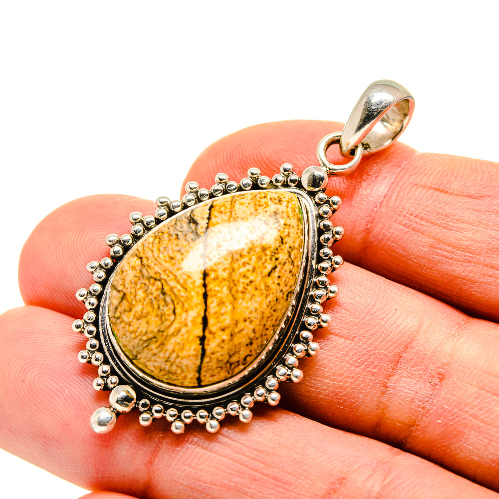 Picture Jasper Pendants handcrafted by Ana Silver Co - PD751987