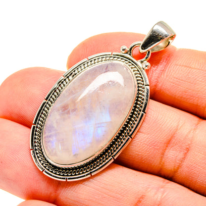 Rainbow Moonstone Pendants handcrafted by Ana Silver Co - PD752053