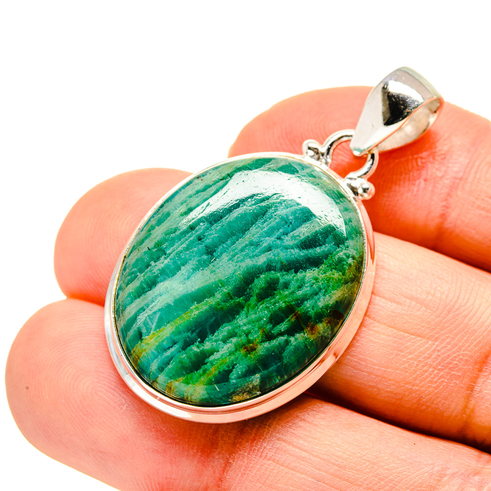 Amazonite Pendants handcrafted by Ana Silver Co - PD752092