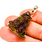 Titanium Druzy Pendants handcrafted by Ana Silver Co - PD752173