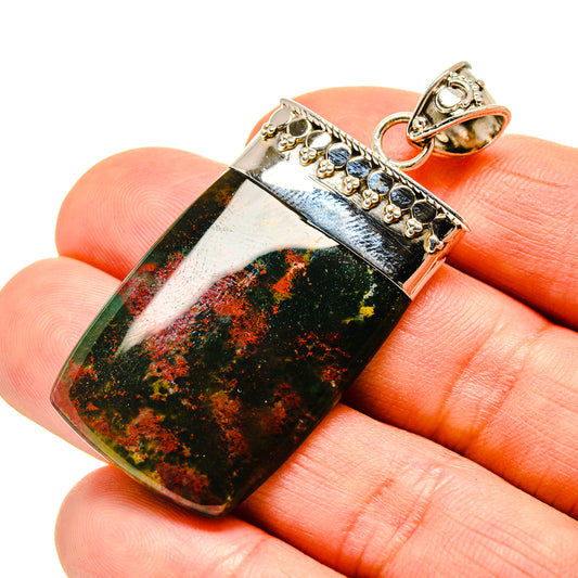 Bloodstone Pendants handcrafted by Ana Silver Co - PD752266