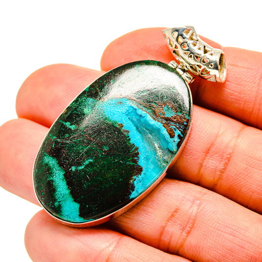 Chrysocolla Pendants handcrafted by Ana Silver Co - PD752273