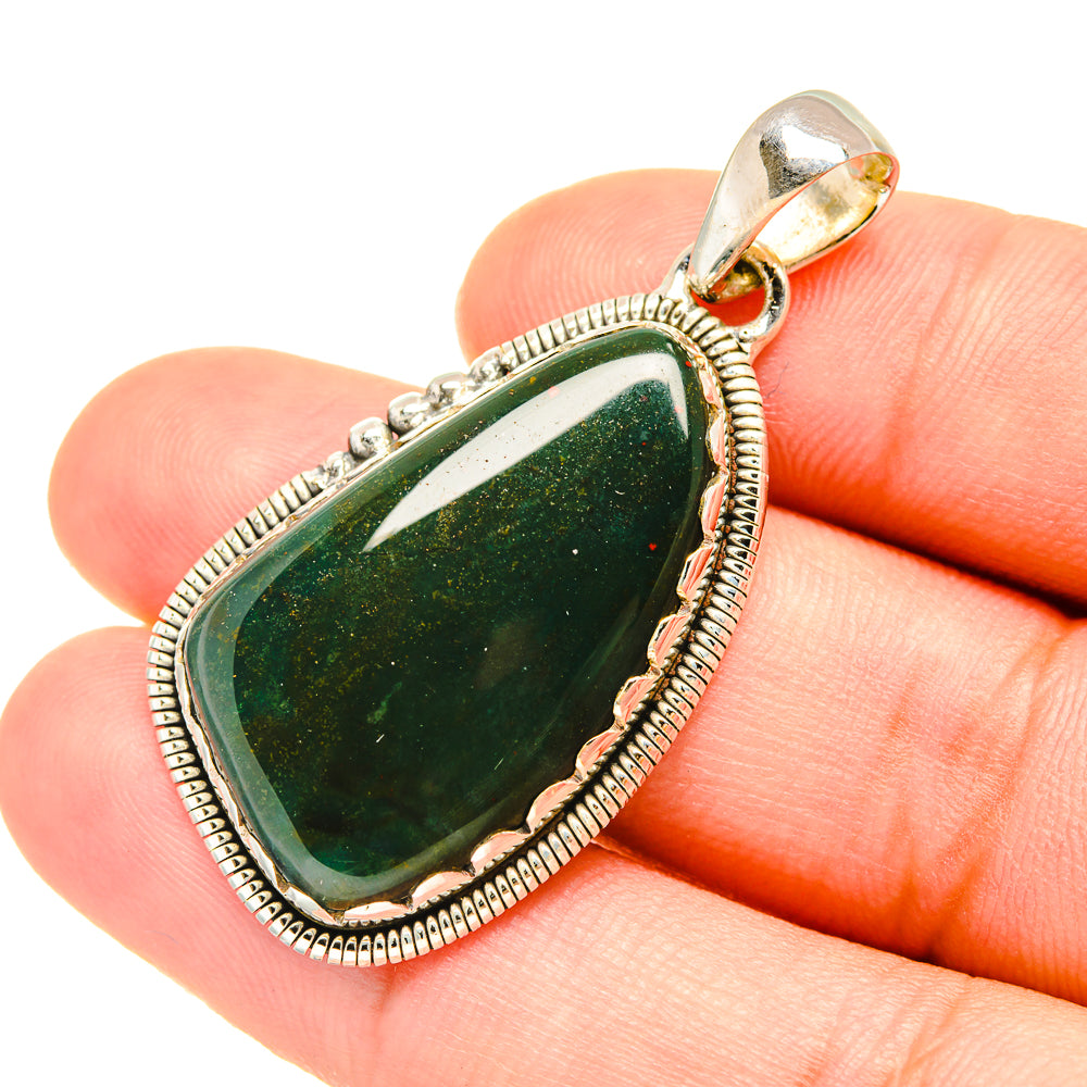 Bloodstone Pendants handcrafted by Ana Silver Co - PD7523