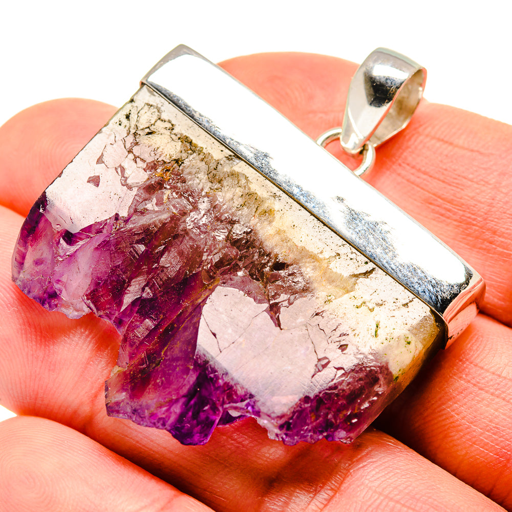 Amethyst Stalactite Pendants handcrafted by Ana Silver Co - PD752331