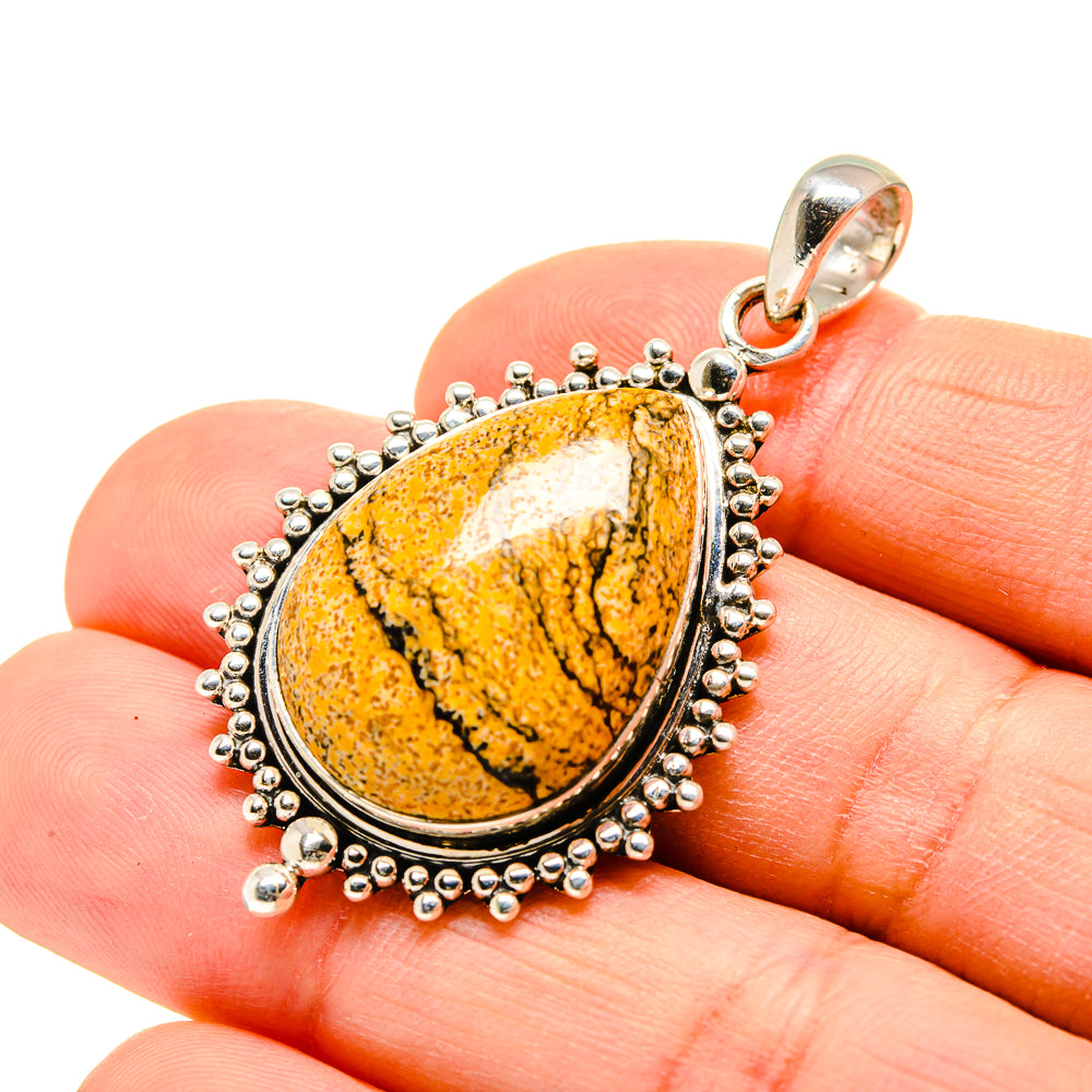Picture Jasper Pendants handcrafted by Ana Silver Co - PD752349