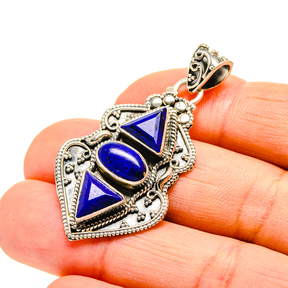 Lapis Lazuli Pendants handcrafted by Ana Silver Co - PD752382