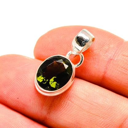 Czech Moldavite Pendants handcrafted by Ana Silver Co - PD752493