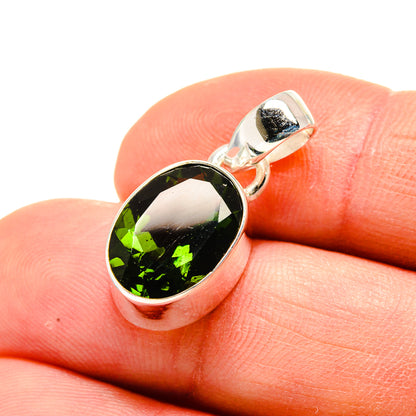 Czech Moldavite Pendants handcrafted by Ana Silver Co - PD752494
