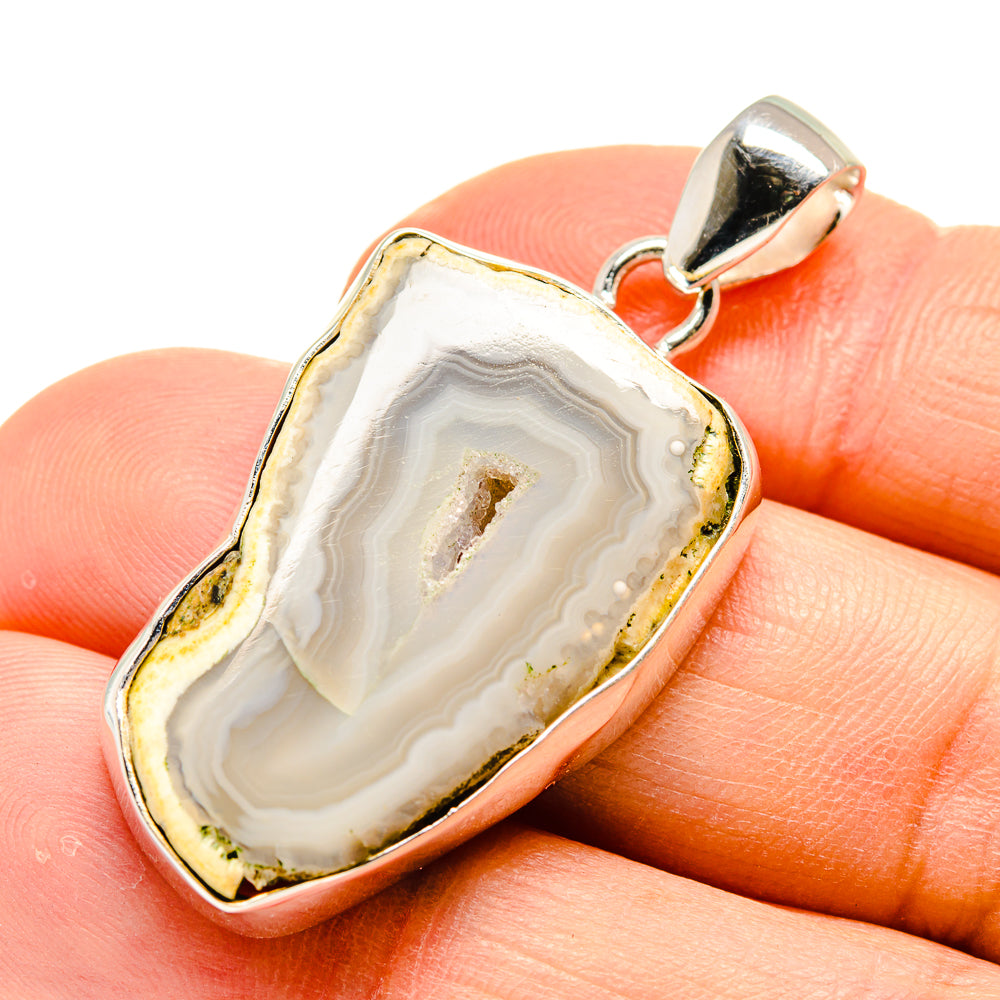Geode Slice Pendants handcrafted by Ana Silver Co - PD752566