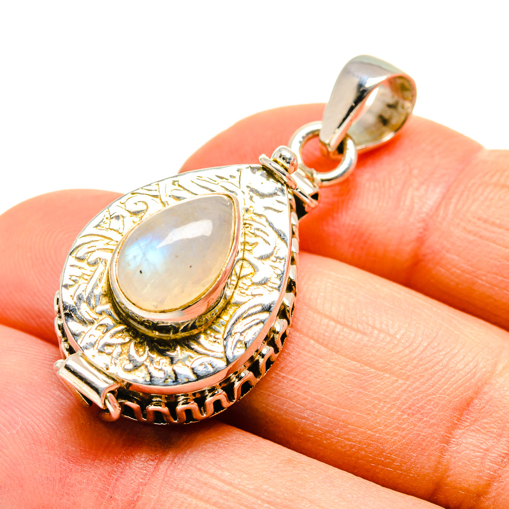 Rainbow Moonstone Pendants handcrafted by Ana Silver Co - PD752597