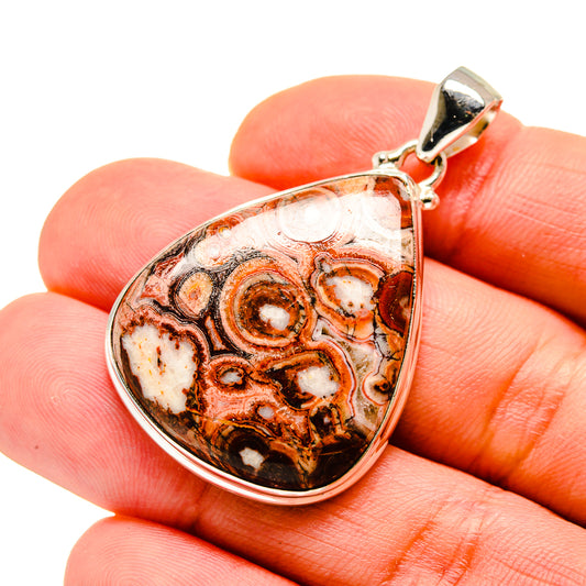 Crazy Lace Agate Pendants handcrafted by Ana Silver Co - PD752650