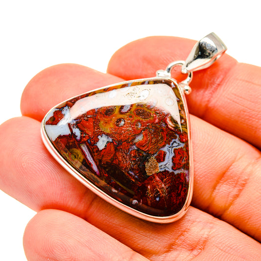 Crazy Lace Agate Pendants handcrafted by Ana Silver Co - PD752658
