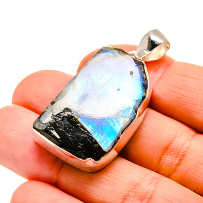 Rainbow Moonstone Pendants handcrafted by Ana Silver Co - PD752660