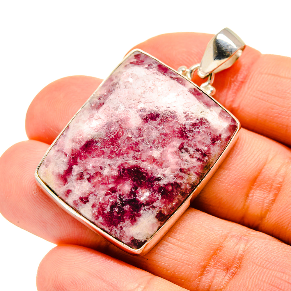 Lepidolite Pendants handcrafted by Ana Silver Co - PD752661