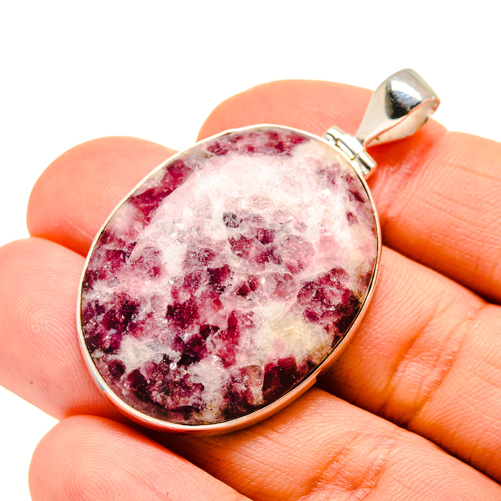 Lepidolite Pendants handcrafted by Ana Silver Co - PD752662