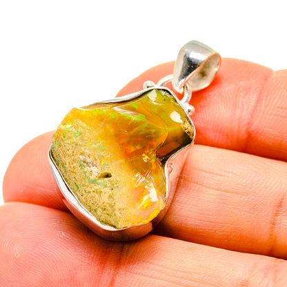 Ethiopian Opal Pendants handcrafted by Ana Silver Co - PD752729