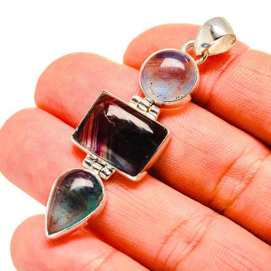 Fluorite Pendants handcrafted by Ana Silver Co - PD752753