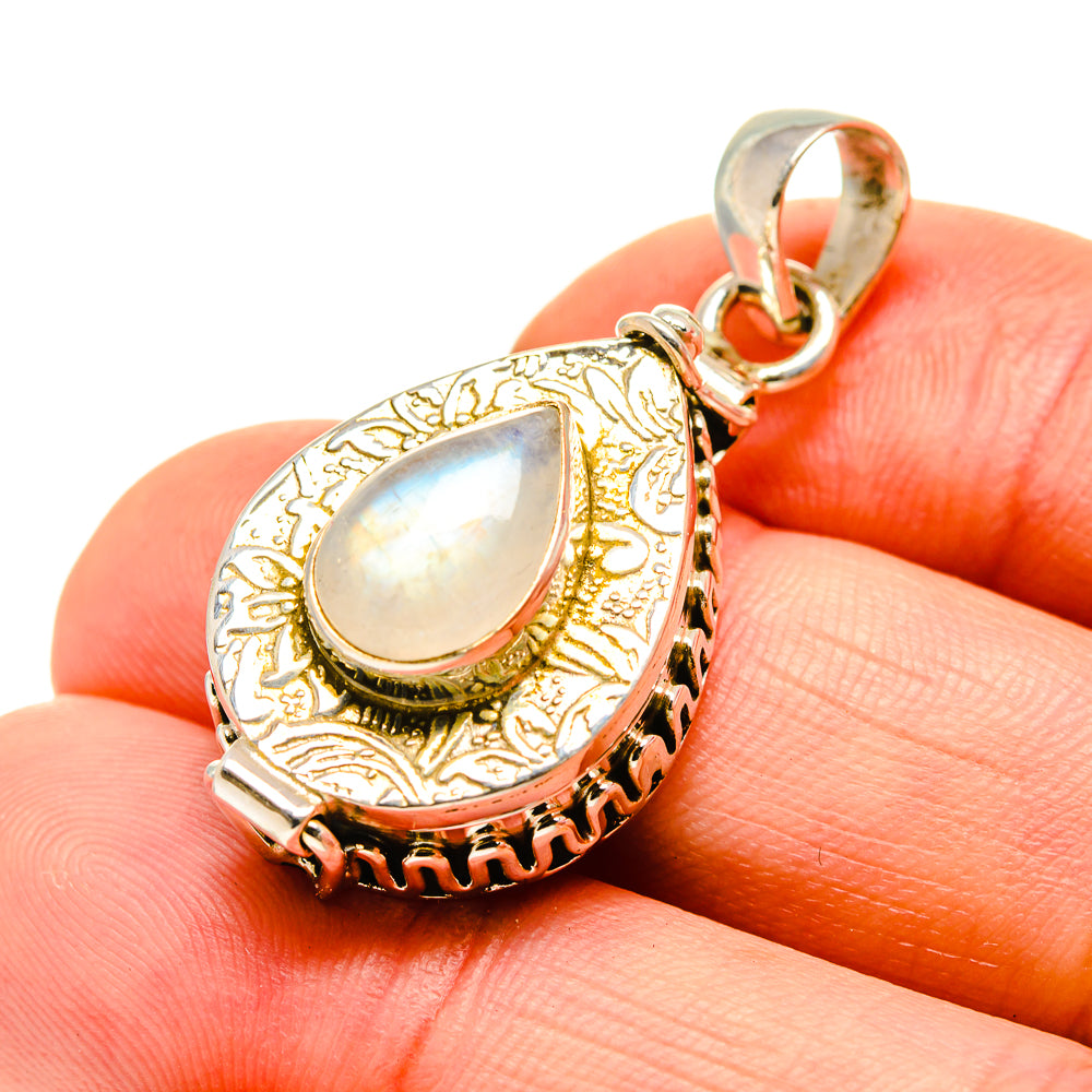 Rainbow Moonstone Pendants handcrafted by Ana Silver Co - PD752778