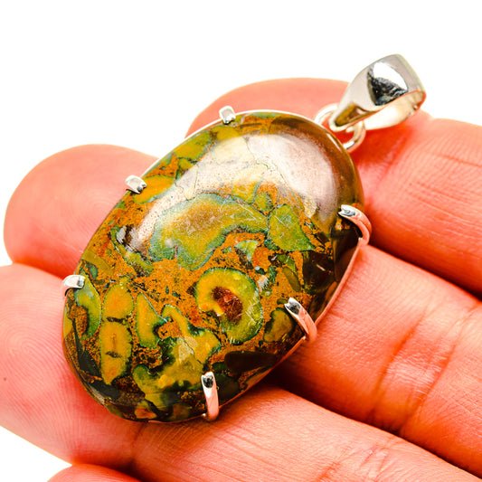 Rainforest Jasper Pendants handcrafted by Ana Silver Co - PD752797