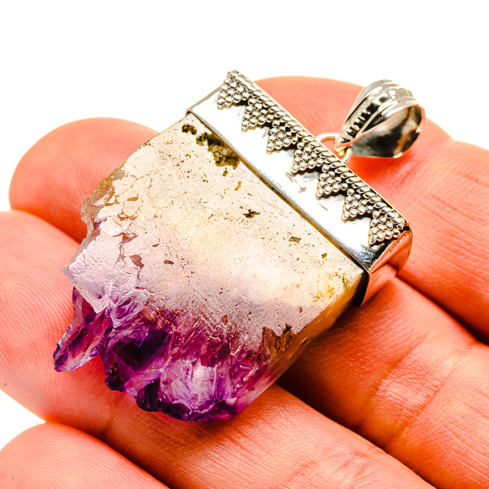 Amethyst Stalactite Pendants handcrafted by Ana Silver Co - PD752815
