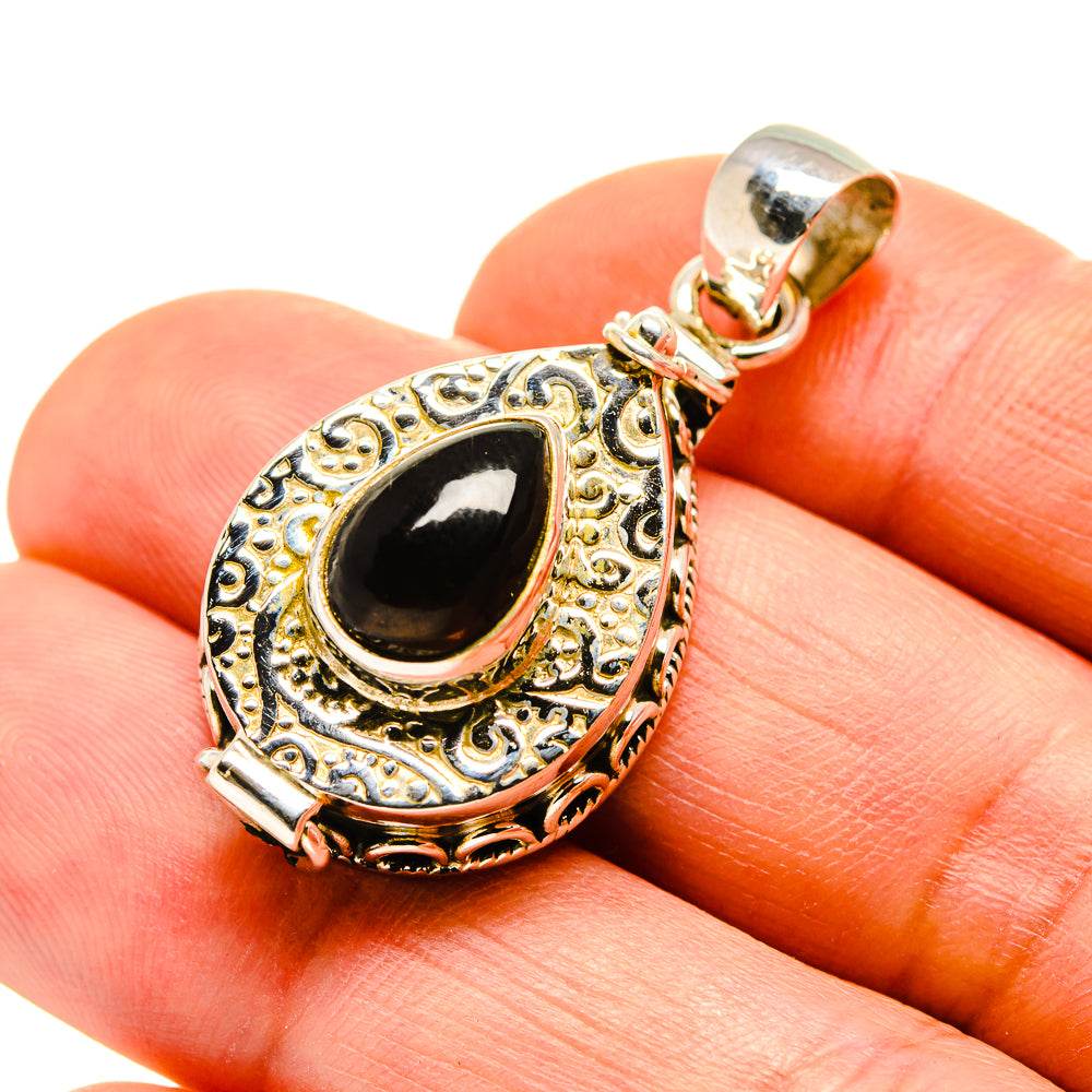 Black Onyx Pendants handcrafted by Ana Silver Co - PD752856