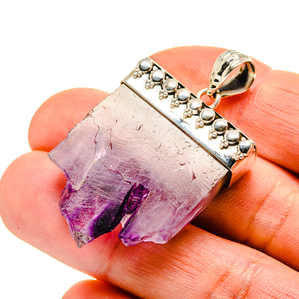 Amethyst Stalactite Pendants handcrafted by Ana Silver Co - PD752926