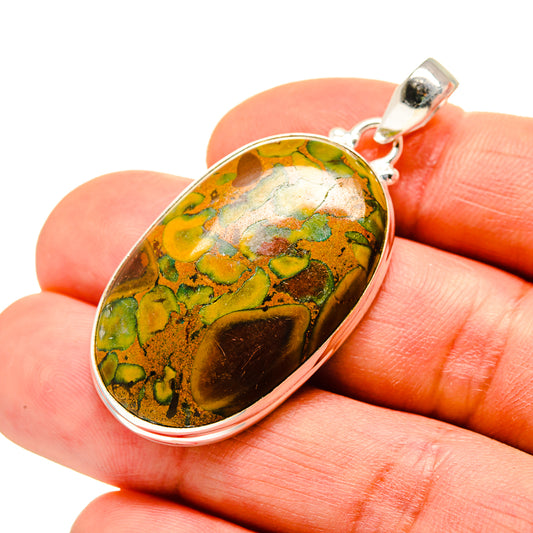 Rainforest Jasper Pendants handcrafted by Ana Silver Co - PD752966