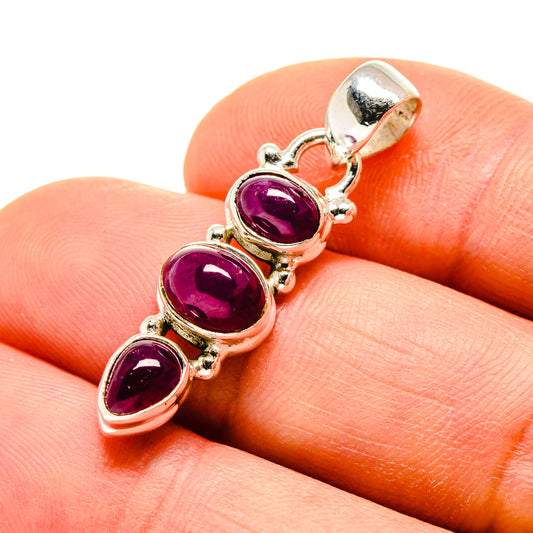 Pink Tourmaline Pendants handcrafted by Ana Silver Co - PD752998