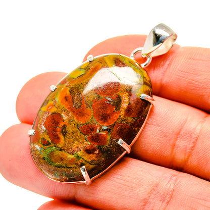 Rainforest Jasper Pendants handcrafted by Ana Silver Co - PD753063