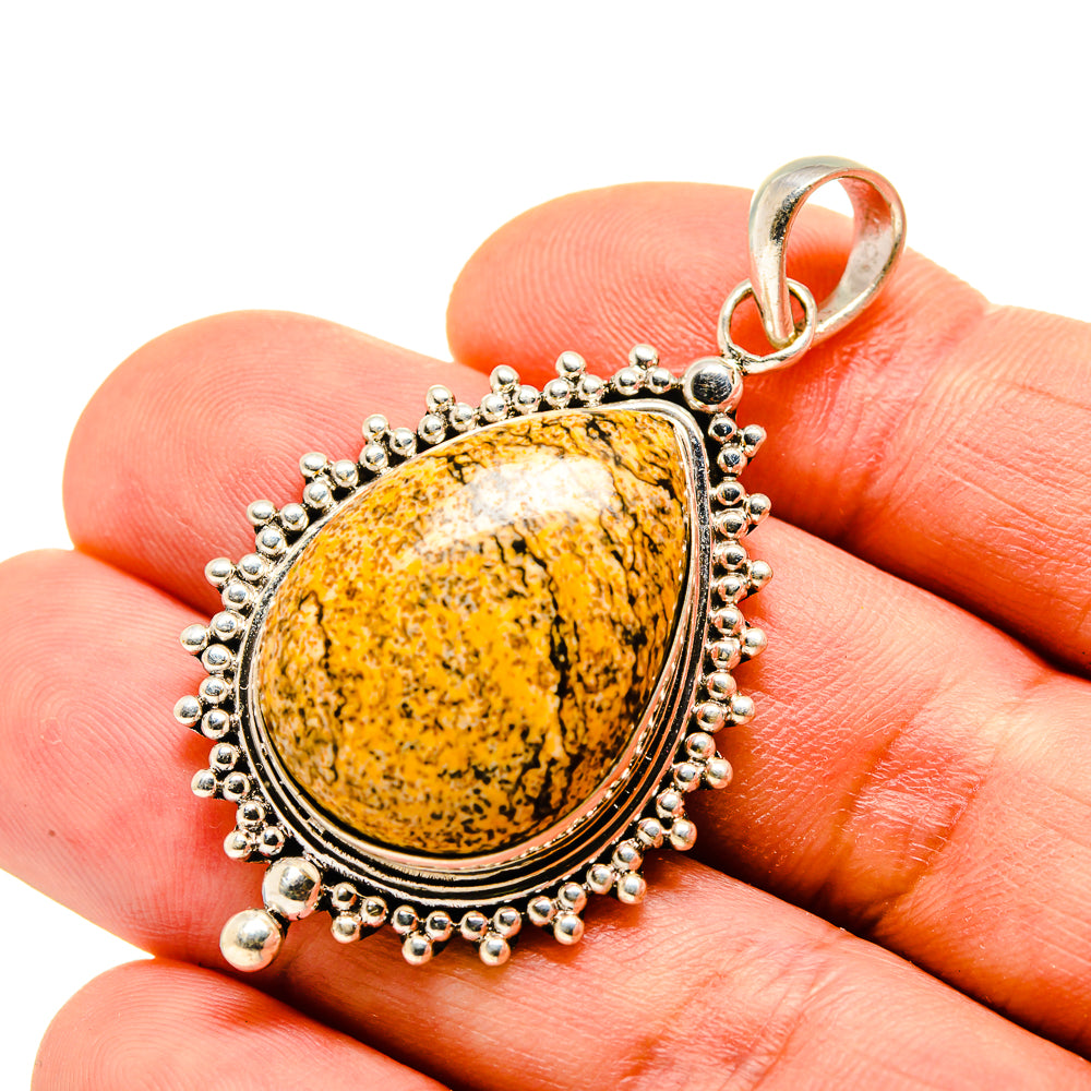 Picture Jasper Pendants handcrafted by Ana Silver Co - PD753071