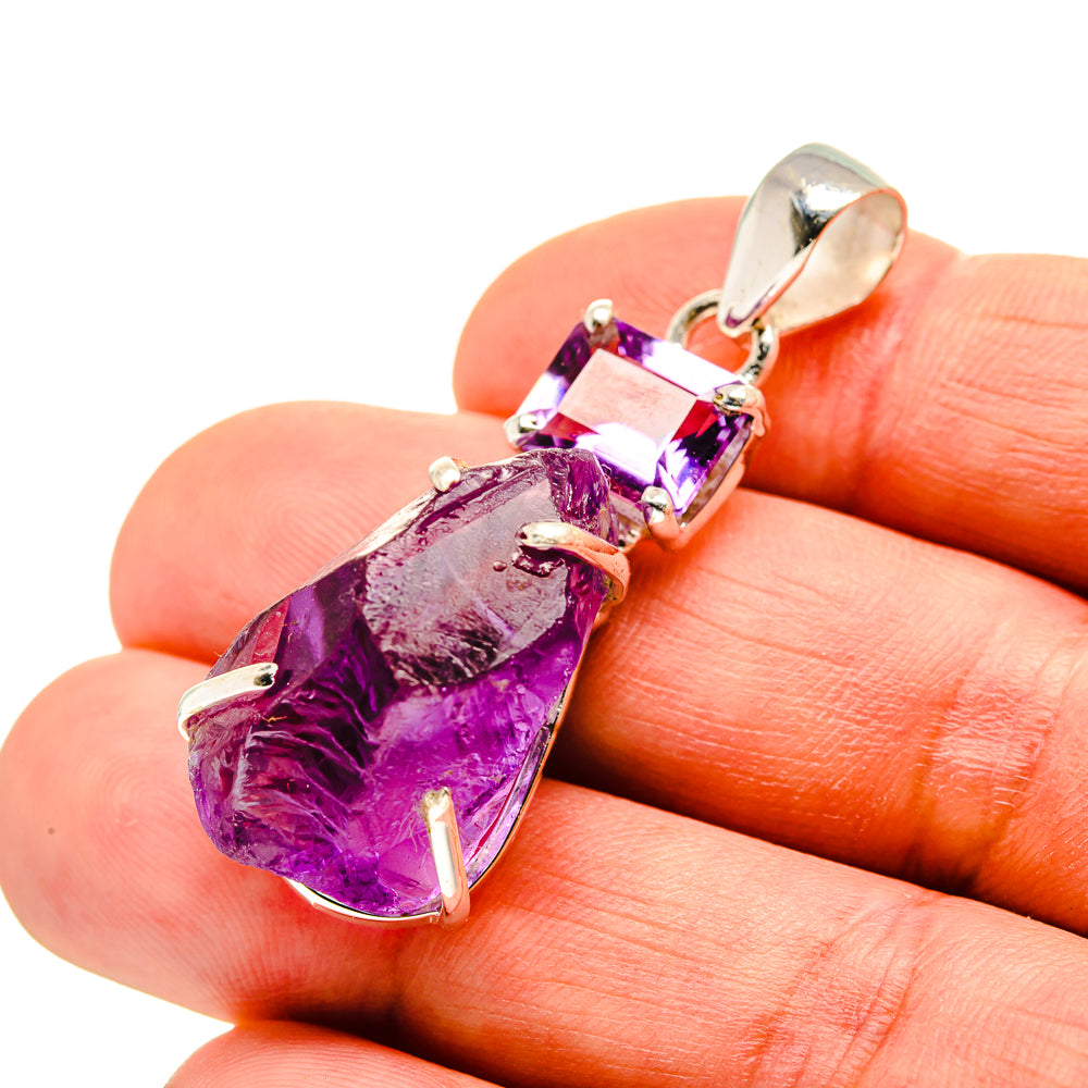 Amethyst Pendants handcrafted by Ana Silver Co - PD753075