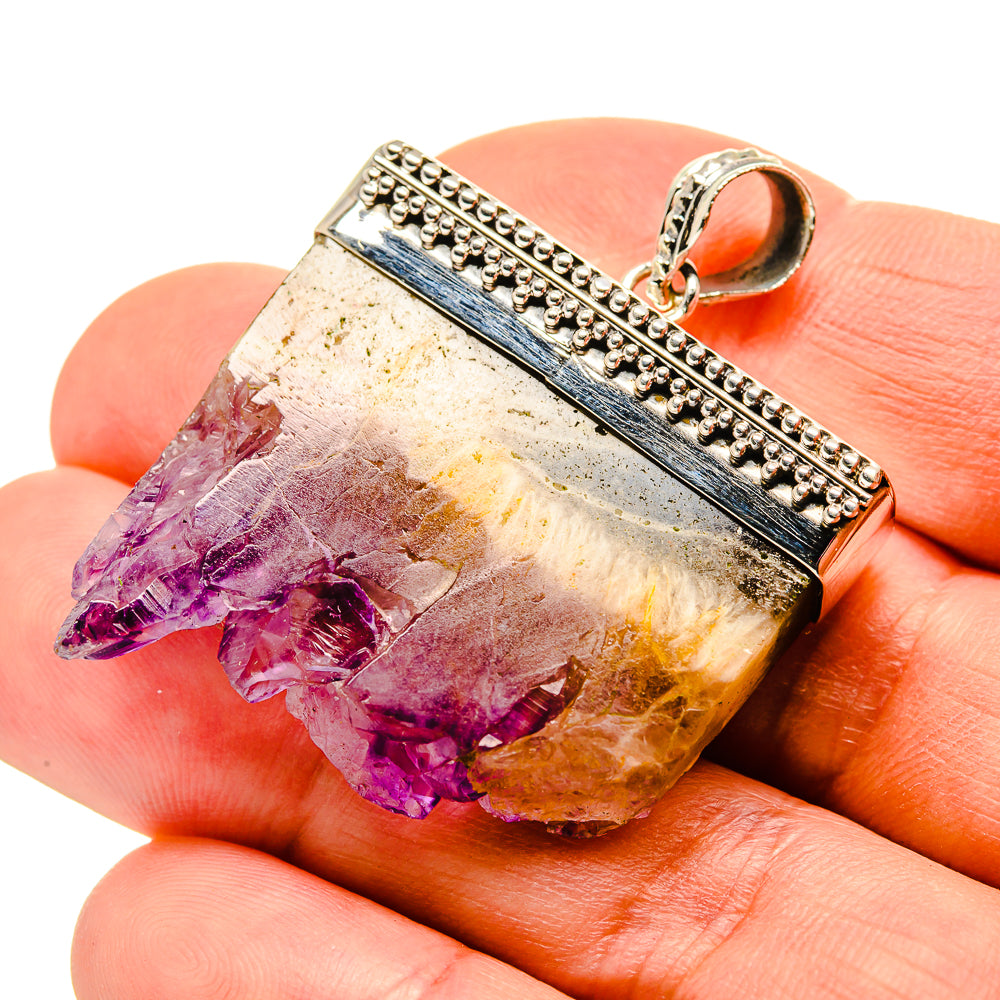 Amethyst Stalactite Pendants handcrafted by Ana Silver Co - PD753079