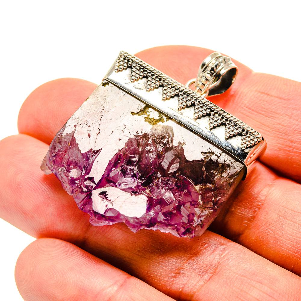 Amethyst Stalactite Pendants handcrafted by Ana Silver Co - PD753091