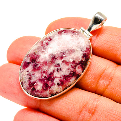 Lepidolite Pendants handcrafted by Ana Silver Co - PD753097