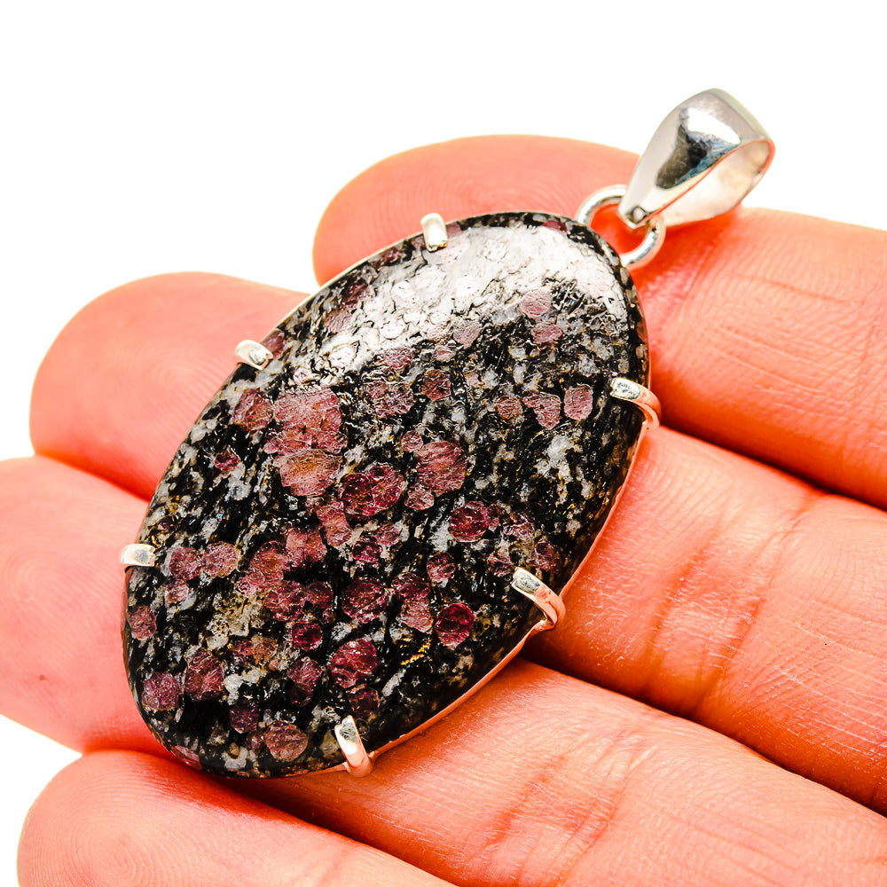 Russian Eudialyte Pendants handcrafted by Ana Silver Co - PD753104